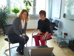 Angela Maier und Hildegard Rausch